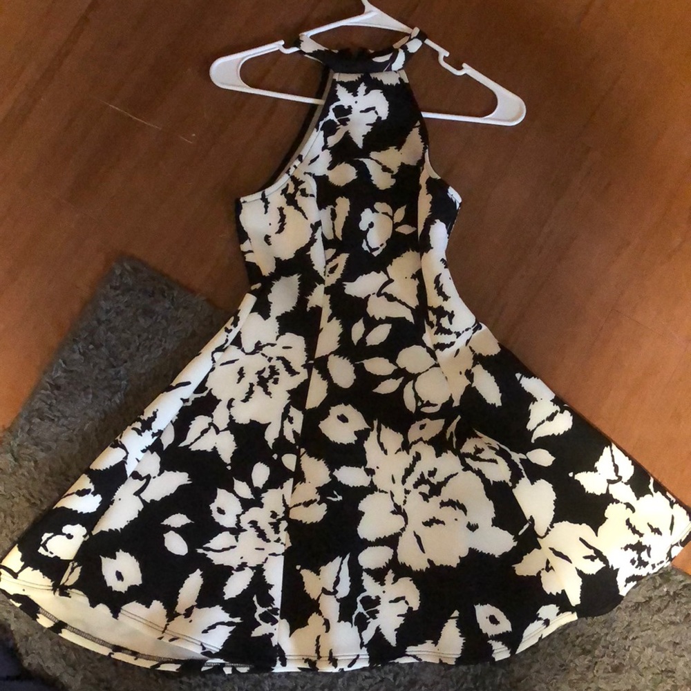 Formal black and white dress. Only worn once.